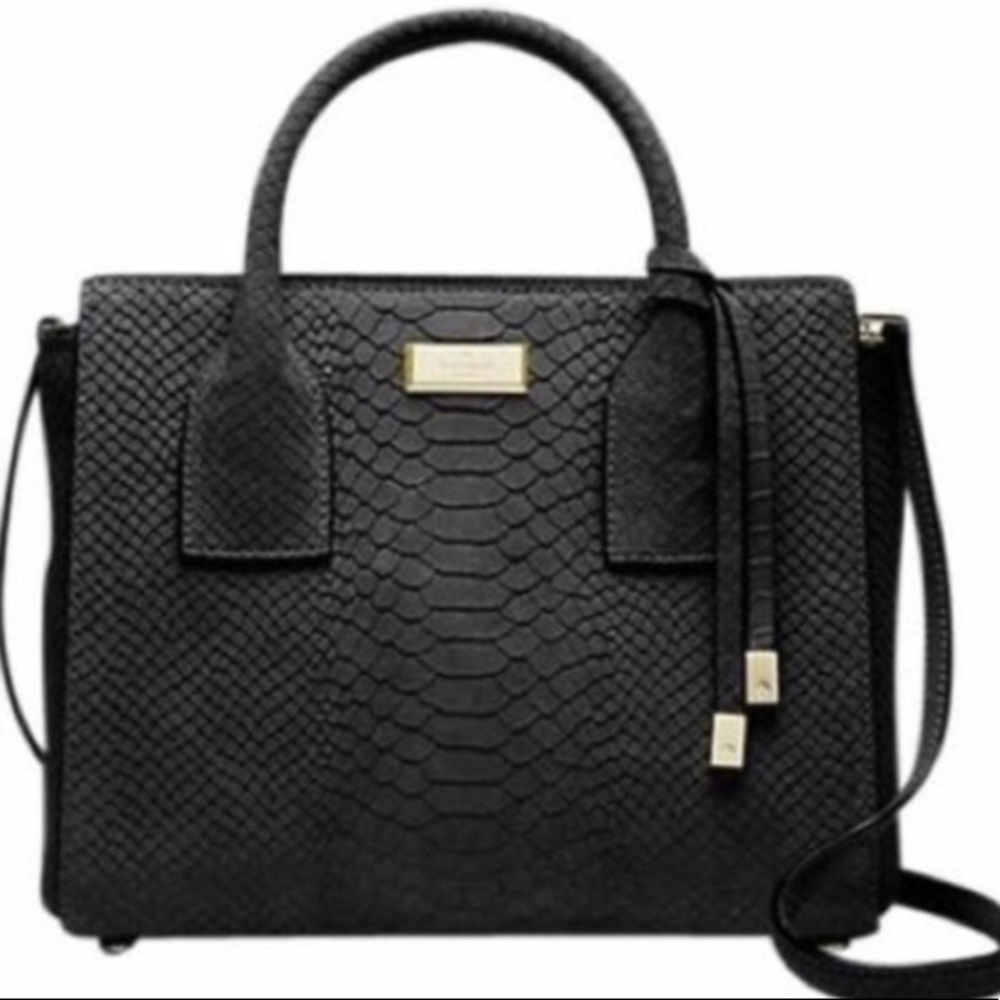 Kate Spade - Elsie Bag (Black Snakeskin)